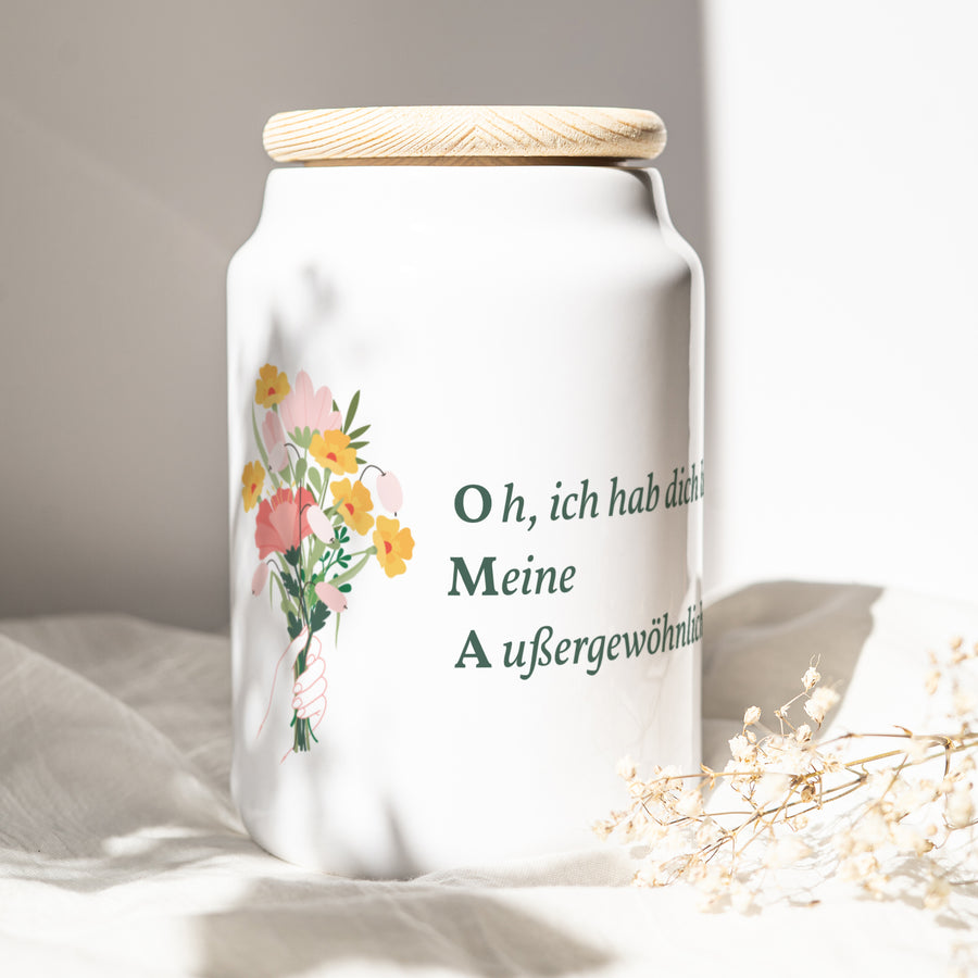 Keramiktopf Objekte 65 cl Wunderbare Oma foto