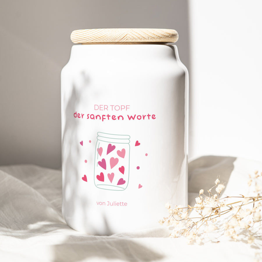 Keramiktopf Objekte 65 cl Les mots doux foto