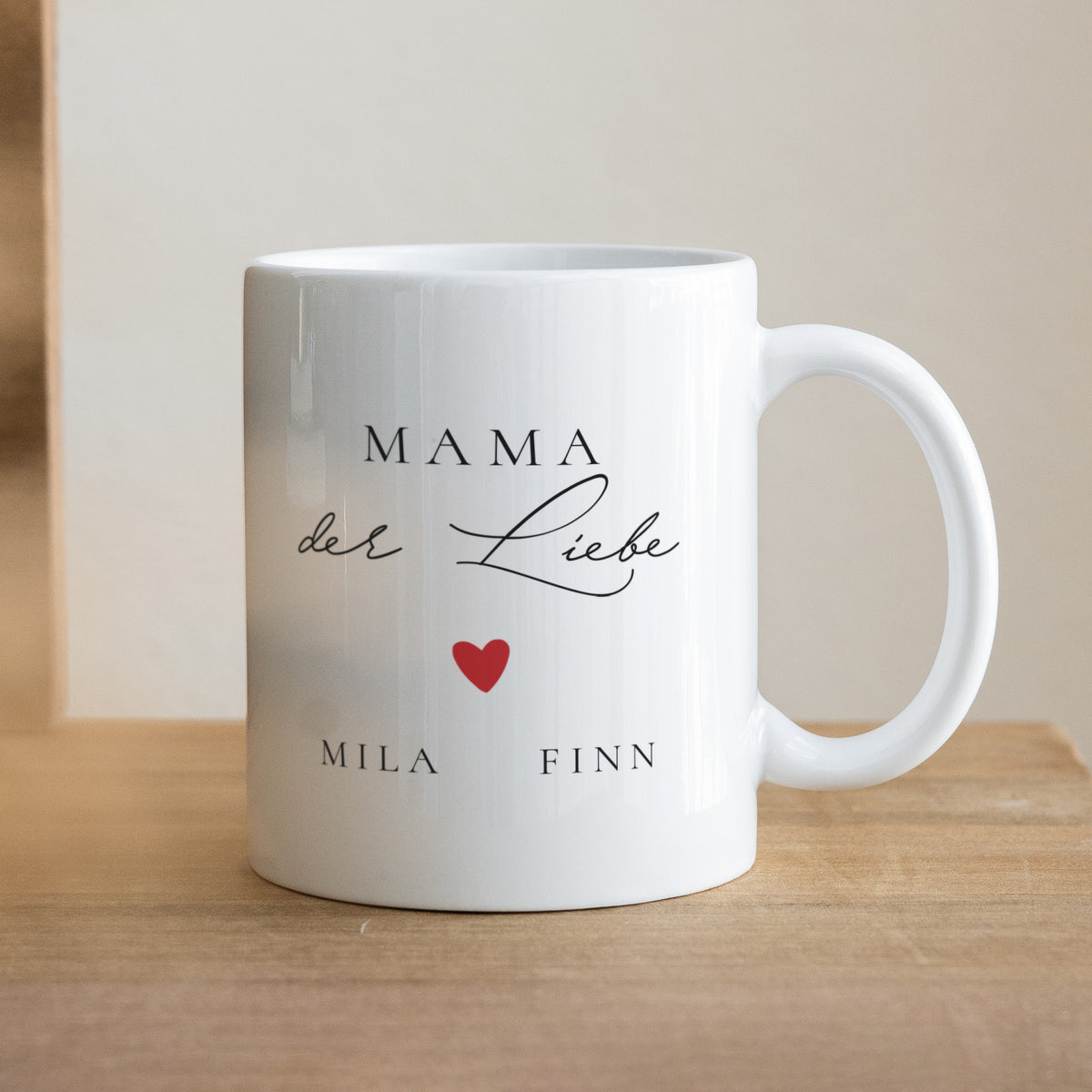 Tasse Objekte Weiß Mama der Liebe VI foto