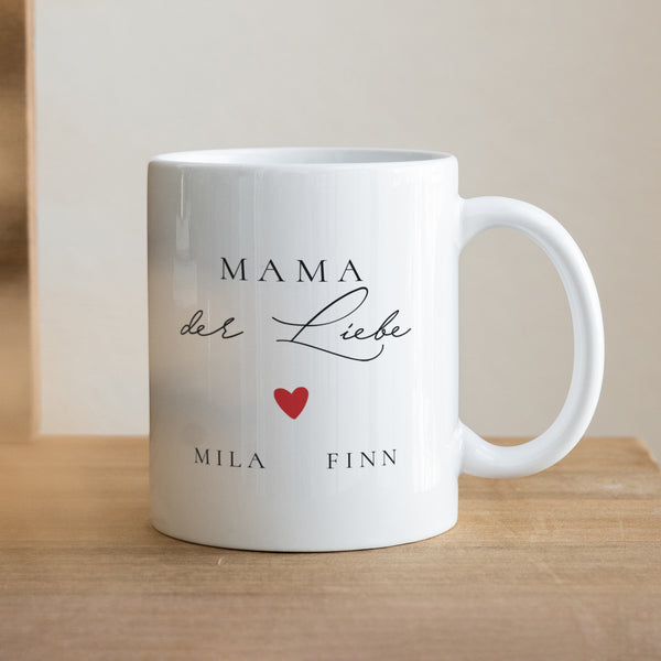 Tasse Objekte Weiß Mama der Liebe VI foto