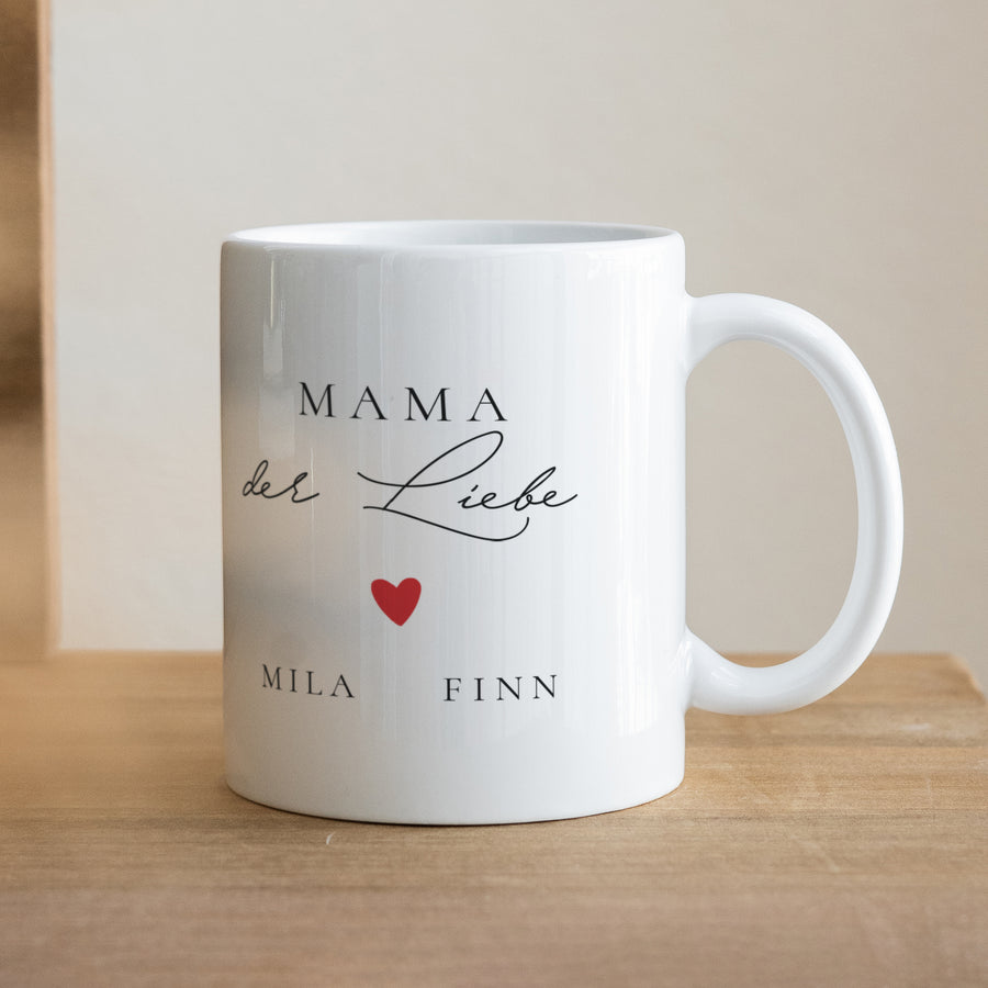 Tasse Objekte Weiß Mama der Liebe VI foto