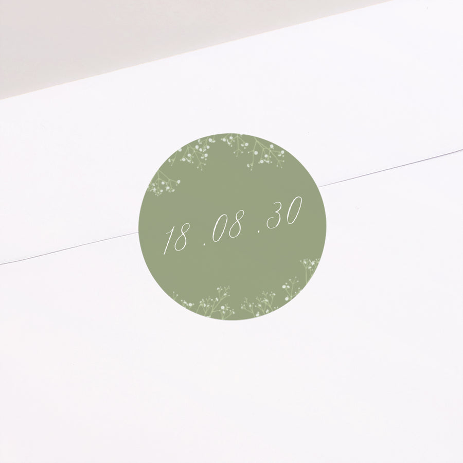 Sticker Hochzeit Rund Es ist Sommer! foto