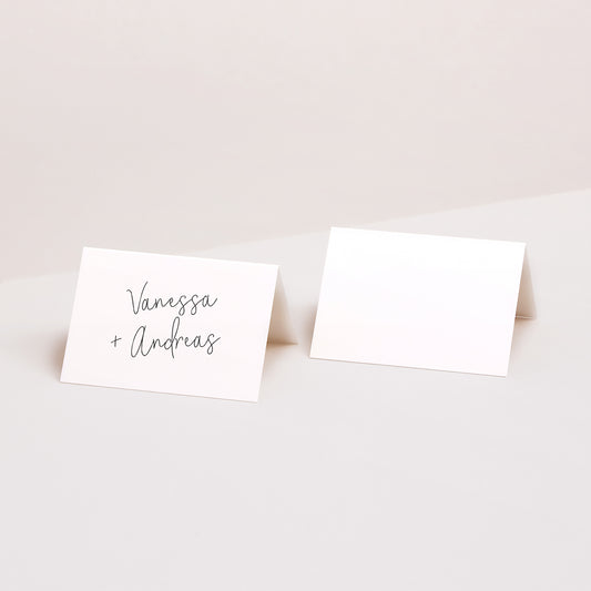 Tischkarten Hochzeit Quer foto