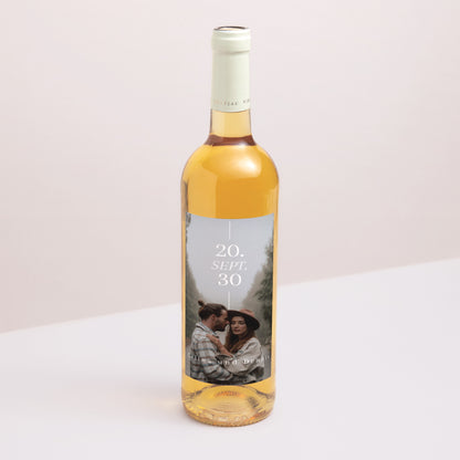 Flaschenetikett Hochzeit Porträt foto N° 1