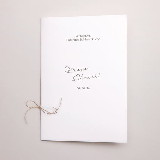 Kirchenheft Hochzeit Doppelflügel Mama und Papa heiraten II foto