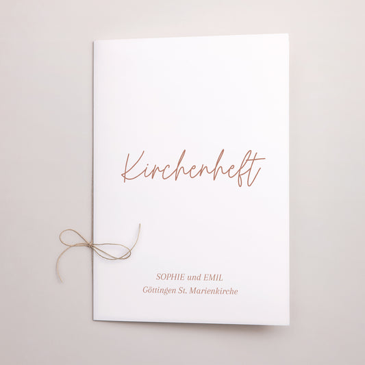 Kirchenheft Hochzeit Doppelflügel Gereinigt foto