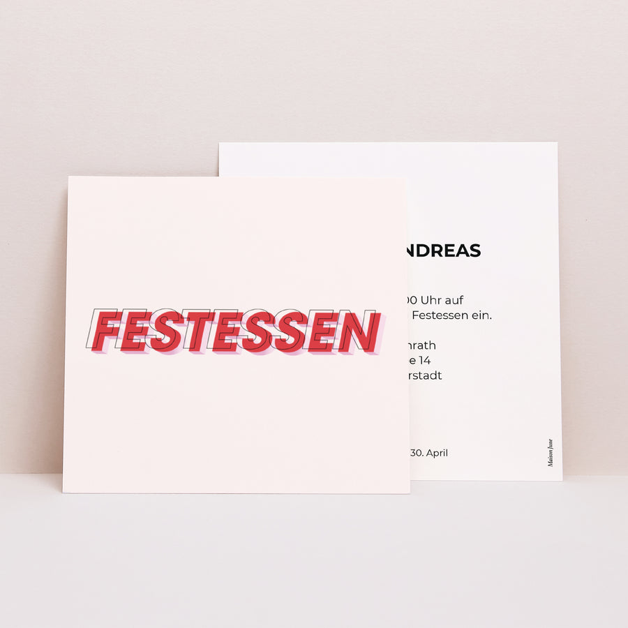 Beilegekarte Hochzeit Quadrat foto