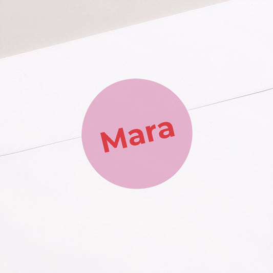 Sticker Geburt Rund foto