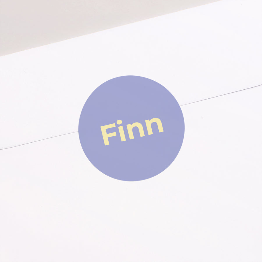 Sticker Geburt Rund foto