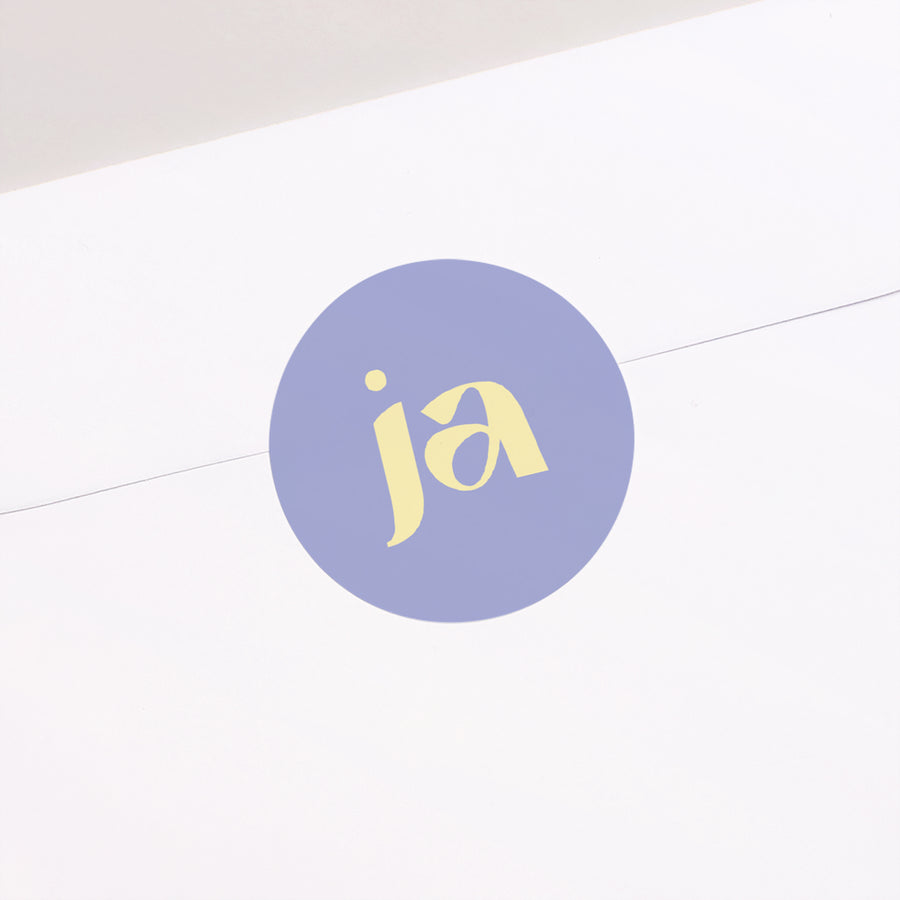 Sticker Hochzeit Rund foto