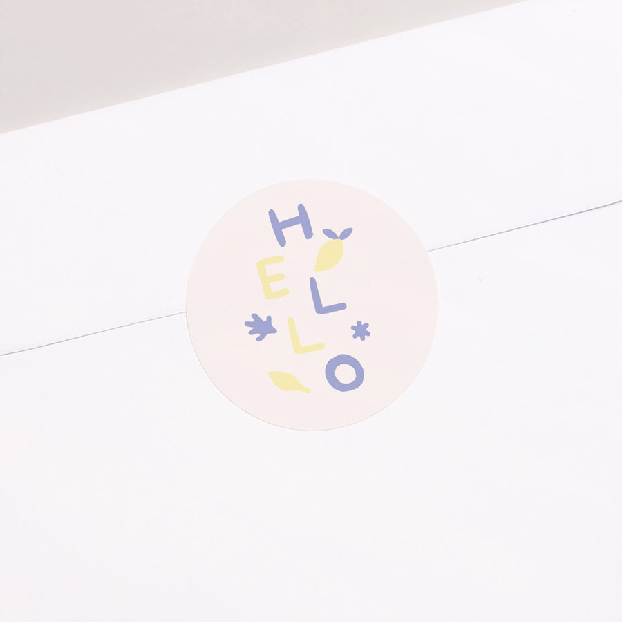 Sticker Geburt Rund foto