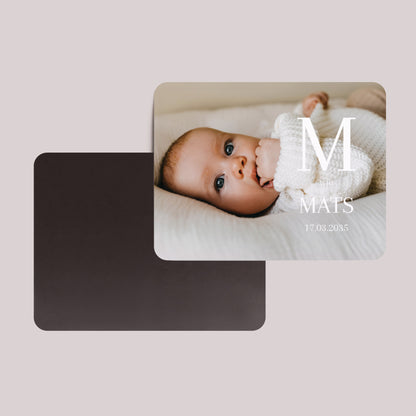 Geburtskarte Set von 8, magnetisch, Landschaft, rechteckige abgerundete Ecken Fotografisches Full House foto N° 2