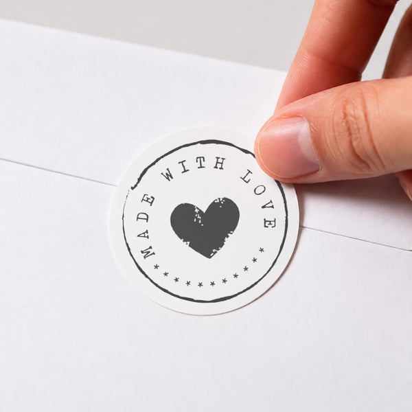 Sticker Geburt Rund Fotografisches Full House foto