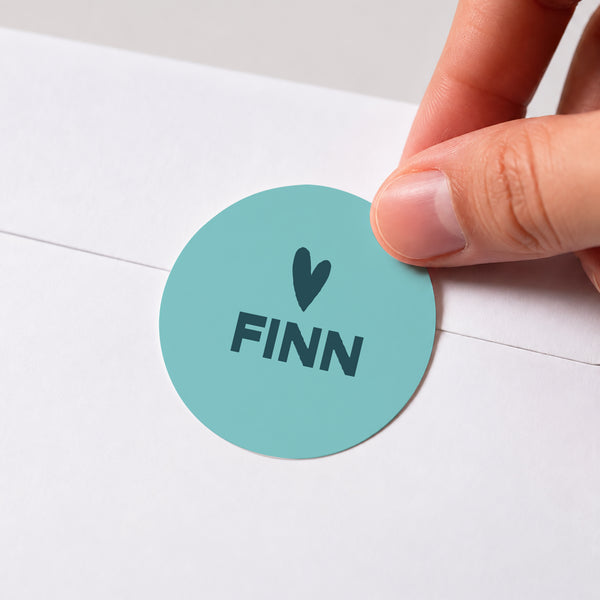 Sticker Geburt Rund Flashy II foto