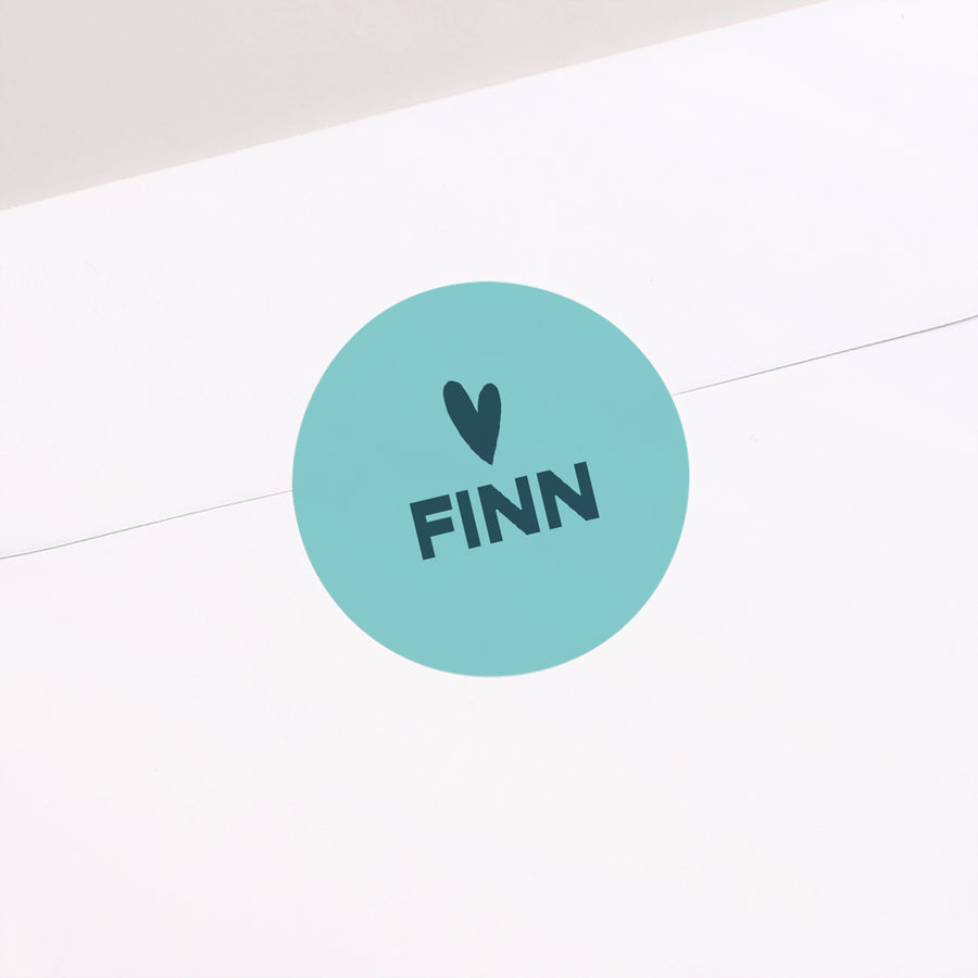 Sticker Geburt Rund Flashy II foto