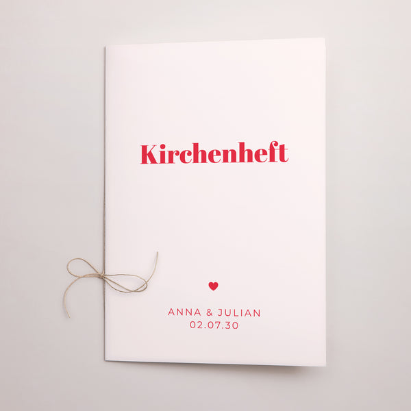 Kirchenheft Hochzeit Doppelflügel Wir sagen ja foto