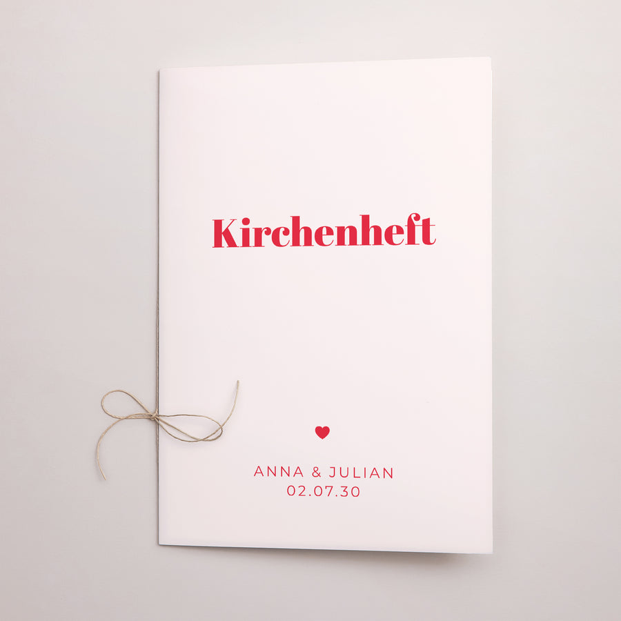 Kirchenheft Hochzeit Doppelflügel Wir sagen ja foto