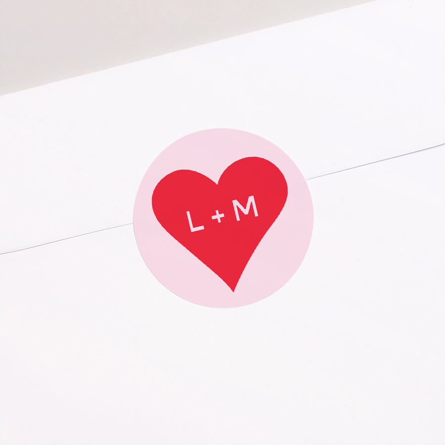 Sticker Hochzeit Rund Die Überraschung. foto