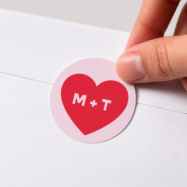 Sticker Hochzeit Rund Rettet das berühmte Datum foto