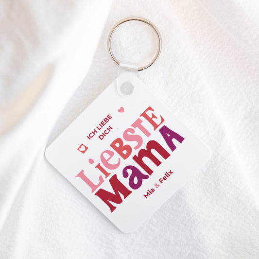 Schlüsselanhänger Objekte Quadrat Mama Liebste II foto
