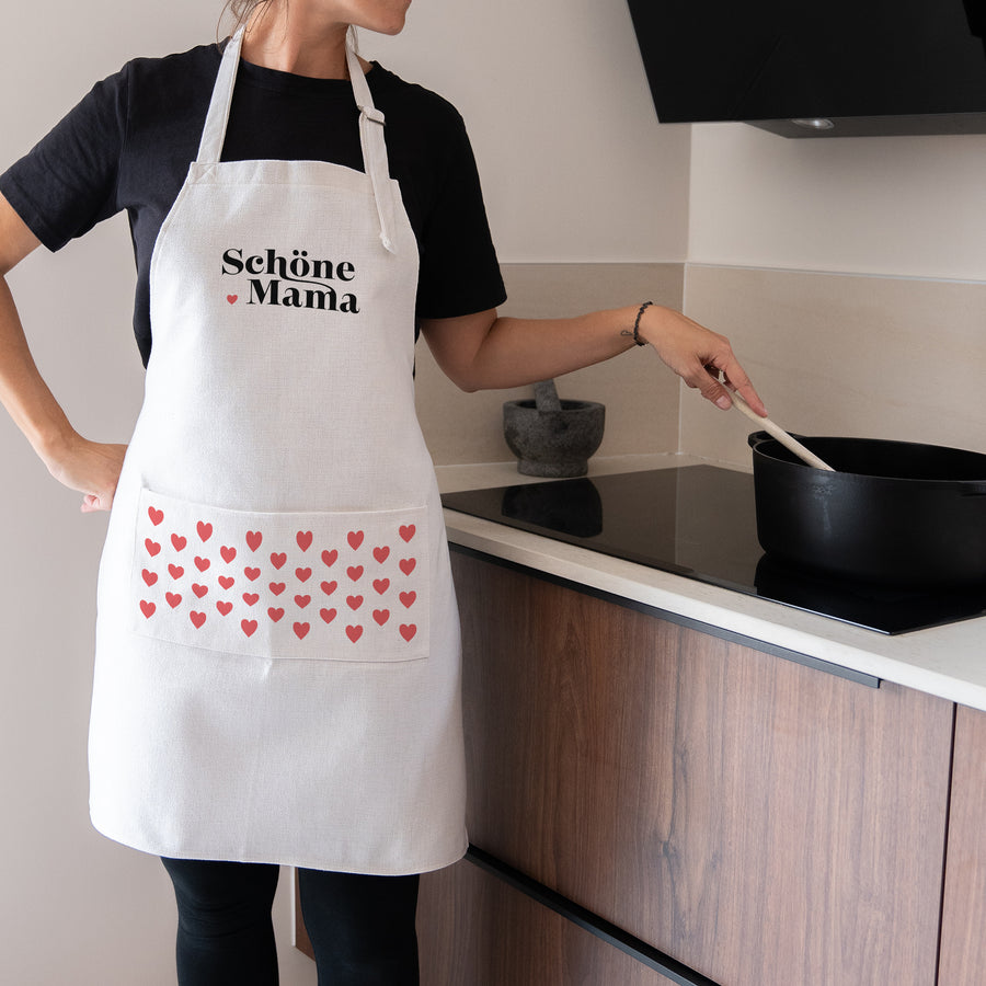 Schürze Objekte Natürliches Beige Schöne Mama foto