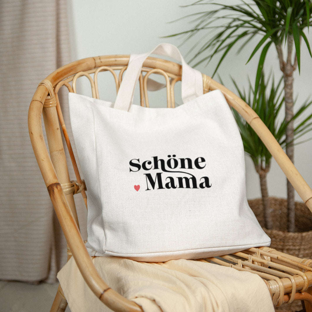 Tote bag Objekte Tragehenkel Schöne Mama foto N° 2