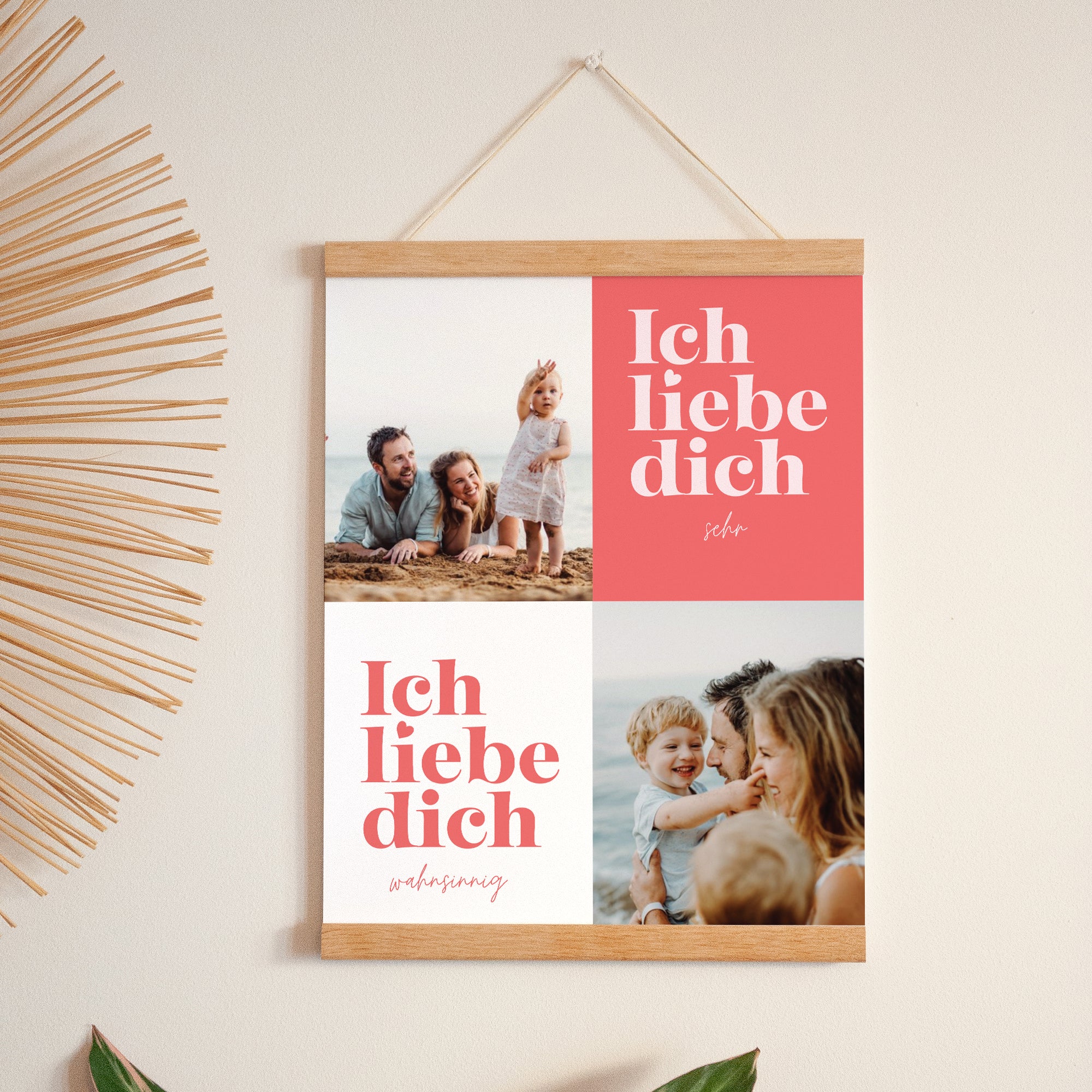 Poster Objekte Porträt Ich liebe dich, Mama. foto N° 1