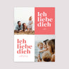 Poster Objekte Porträt Ich liebe dich, Mama. foto N° 2