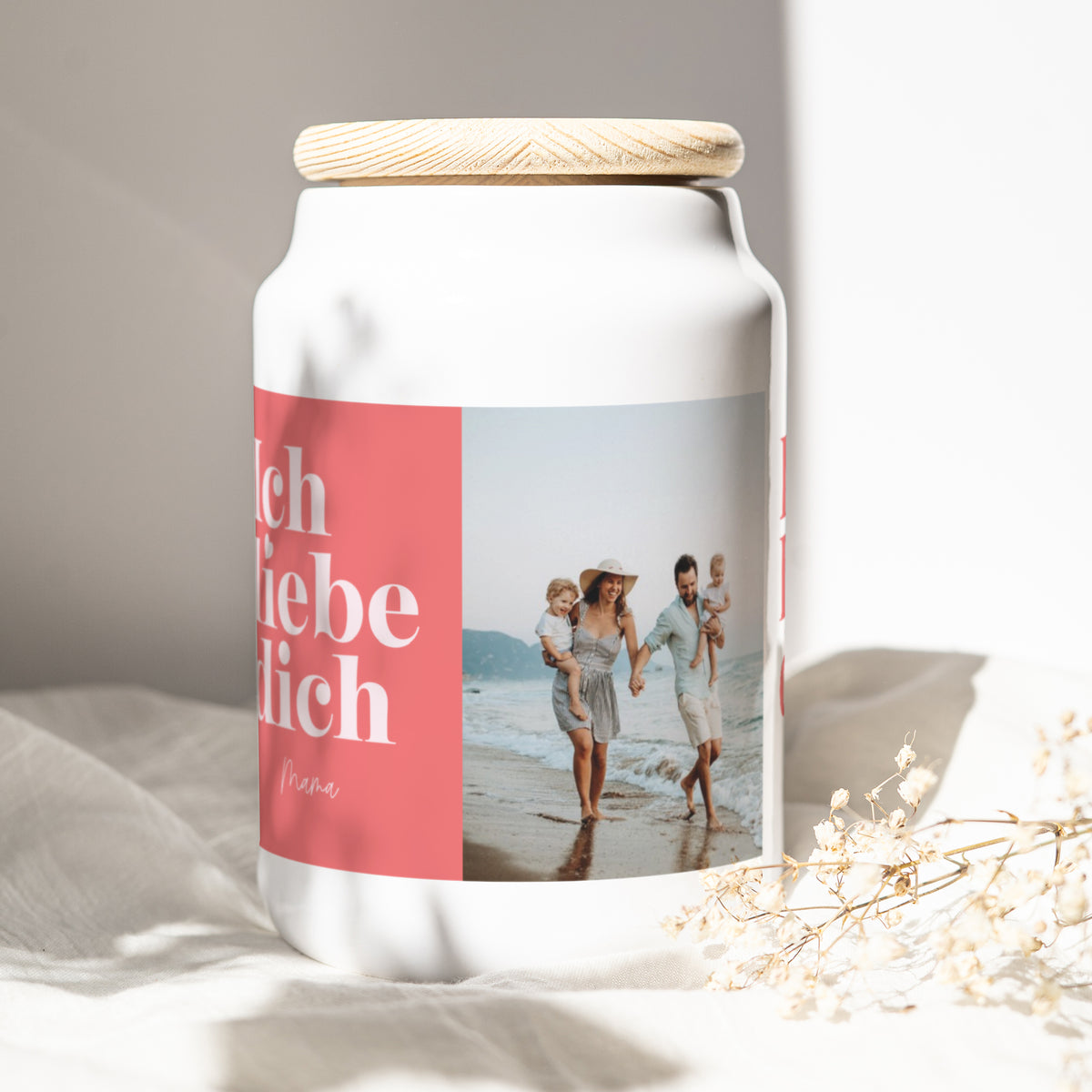 Keramiktopf Objekte 65 cl Ich liebe dich, Mama. foto