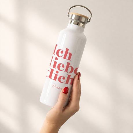 Trinkflasche Objekte 75 cl Ich liebe dich, Mama.
