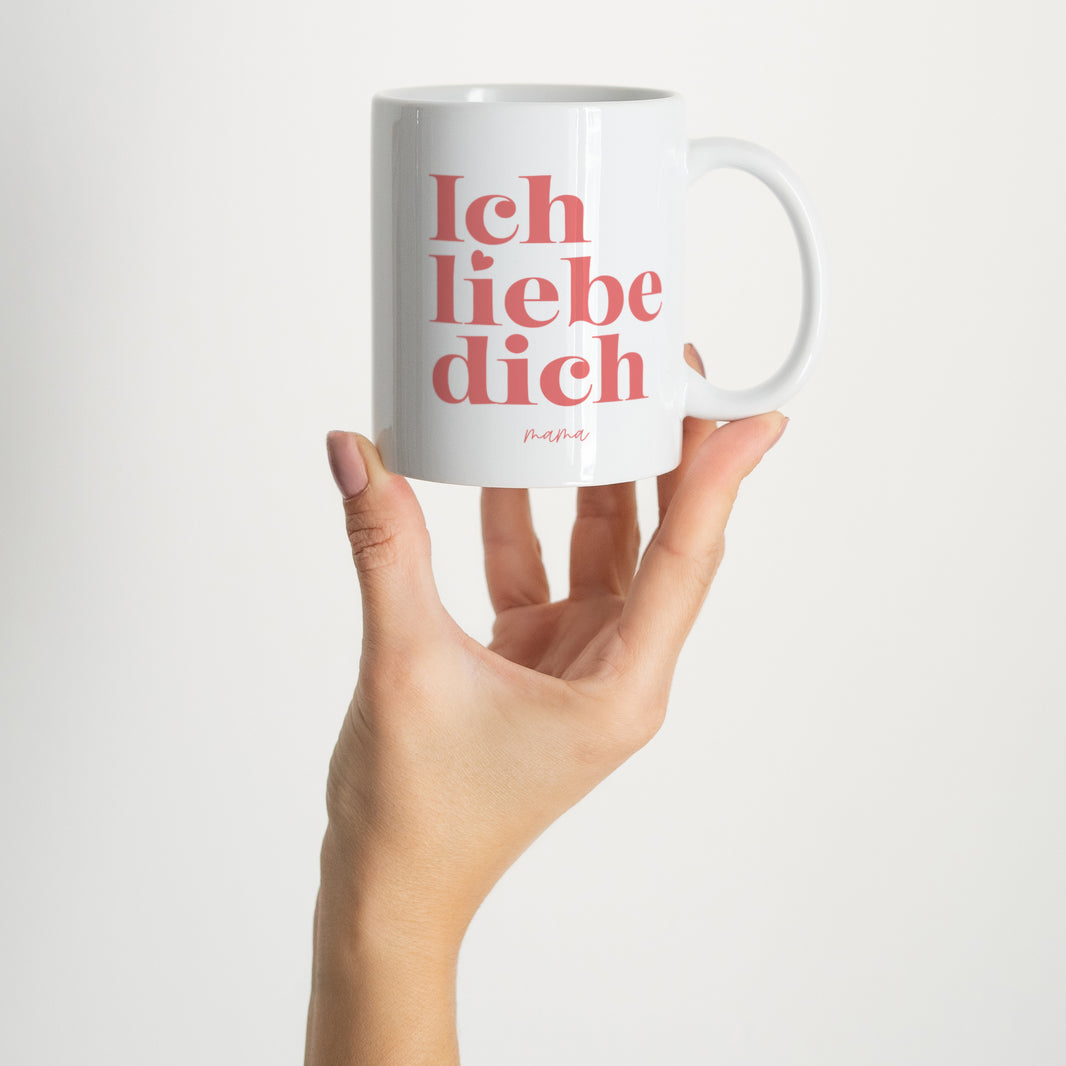 Tasse Objekte Weiß Ich liebe dich, Mama. foto N° 2