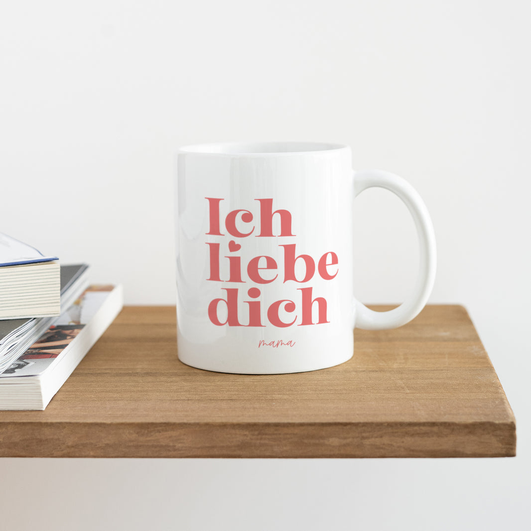 Tasse Objekte Weiß Ich liebe dich, Mama. foto N° 4