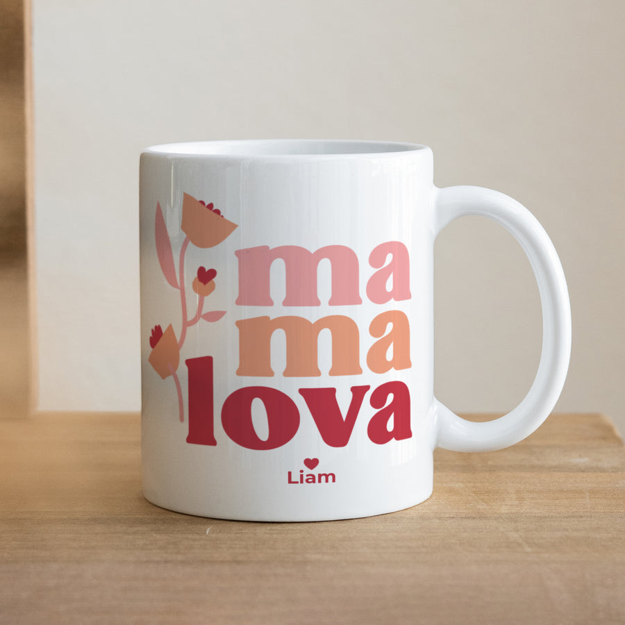Tasse Objekte Weiß Mama Lova II foto
