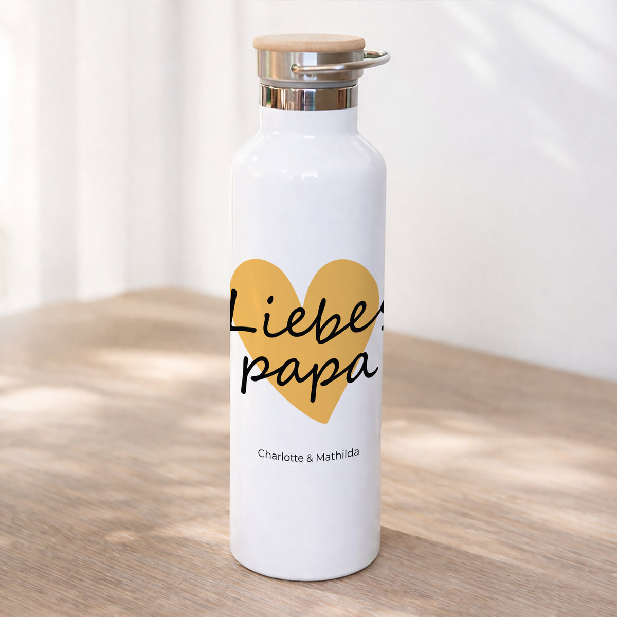 Trinkflasche Objekte 75 cl Papa der Liebe III foto