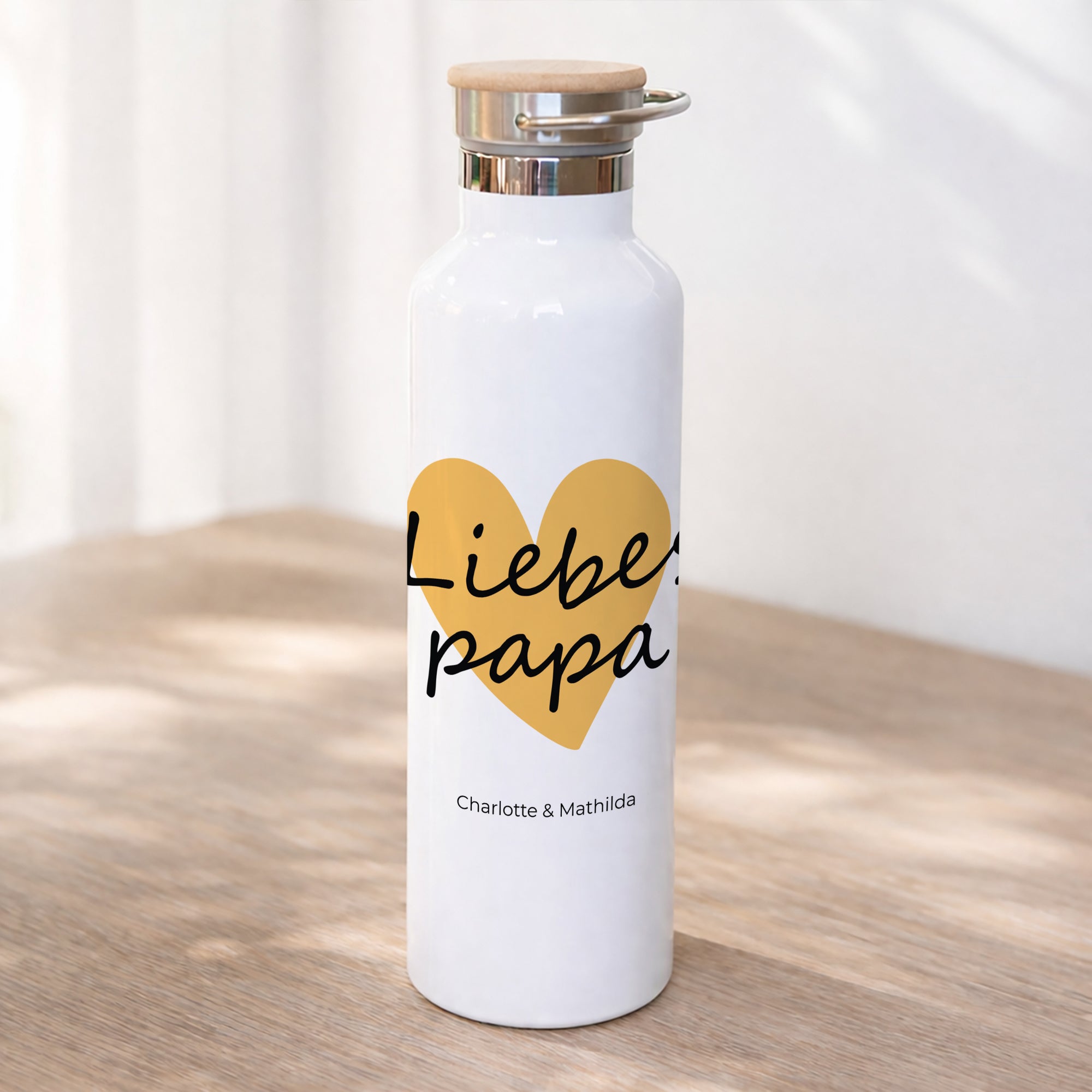 Trinkflasche Objekte 75 cl Papa der Liebe III foto N° 1