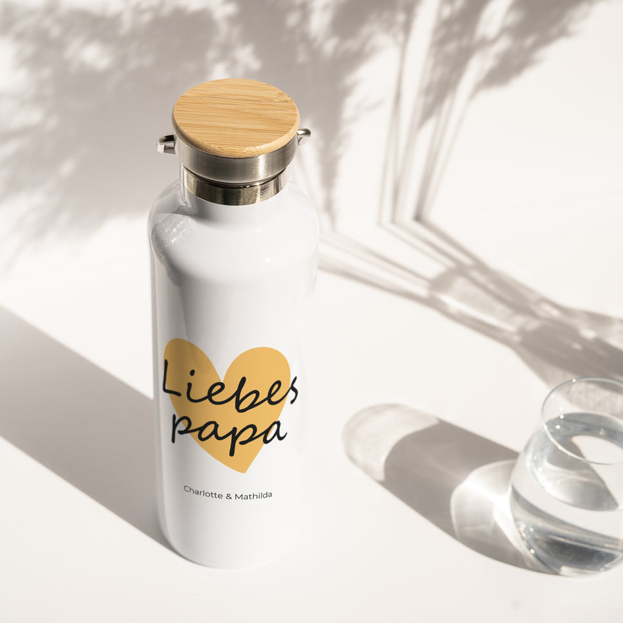 Trinkflasche Objekte 75 cl Papa der Liebe III foto