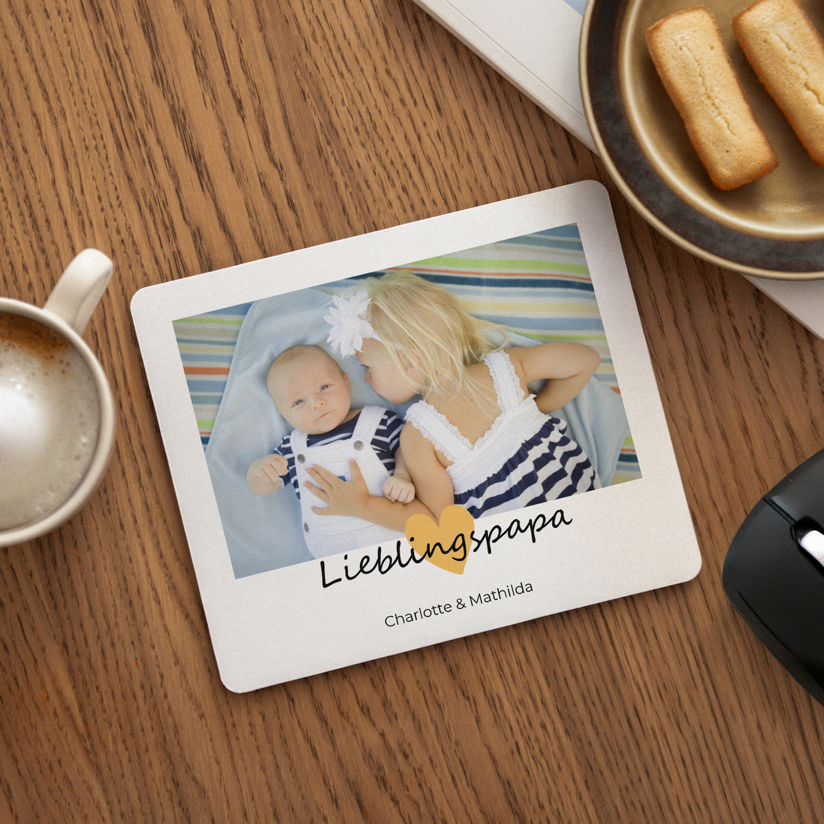 Mousepad Objekte Rechteck Papa der Liebe III foto