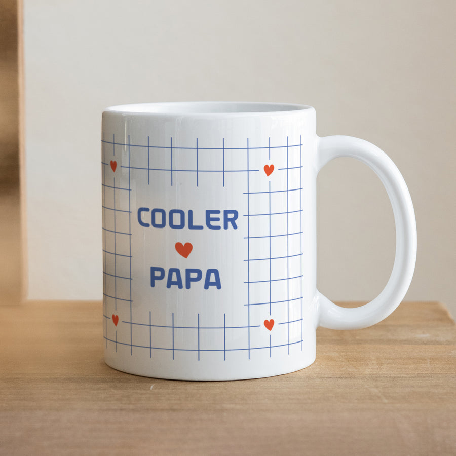 Tasse Objekte Weiß Cooler Papa foto