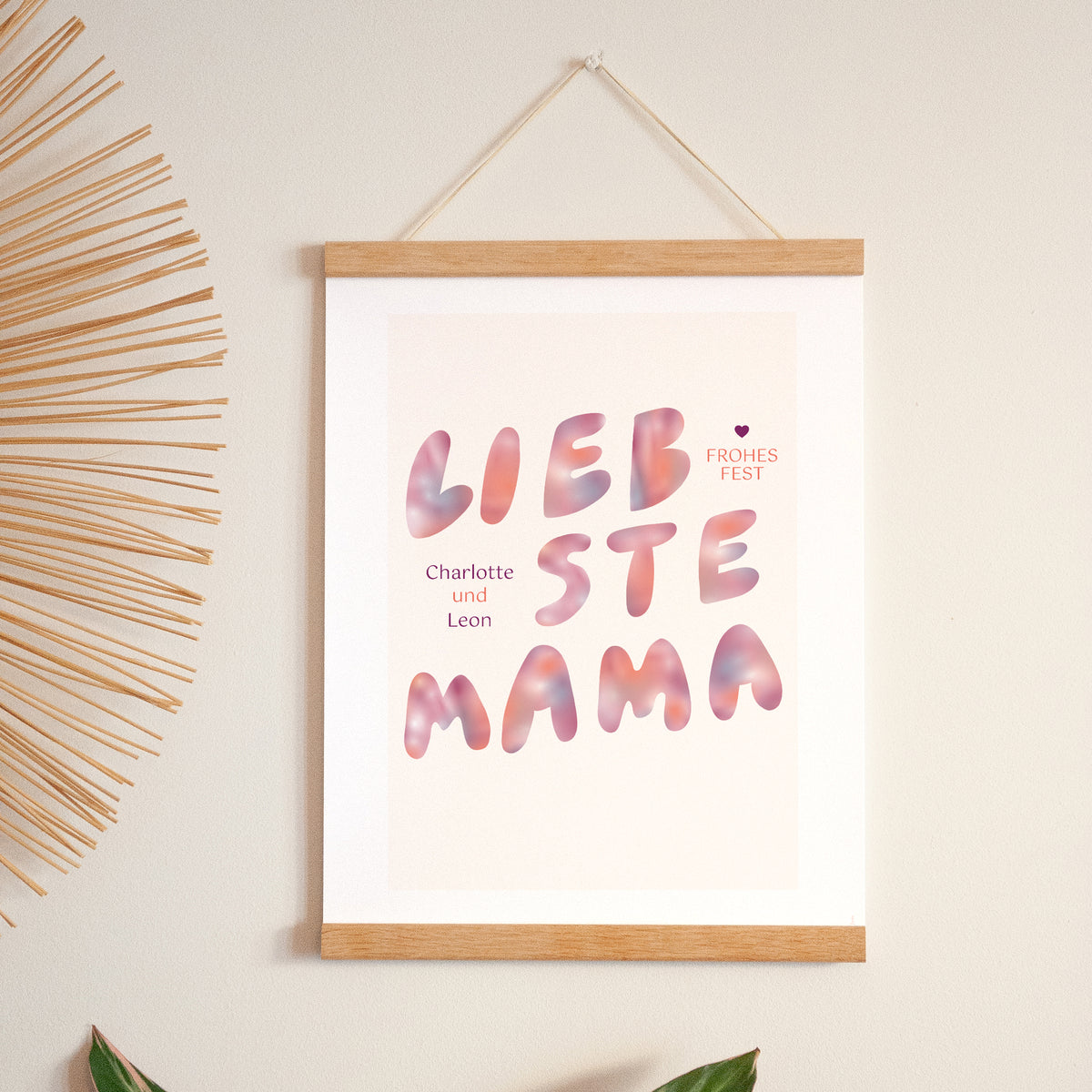 Poster Objekte Porträt Mutter Sonnenaufgang foto