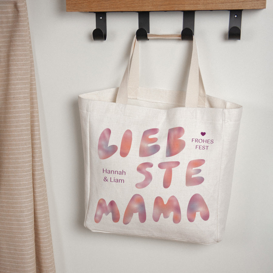 Tote bag Objekte Tragehenkel Mutter Sonnenaufgang foto