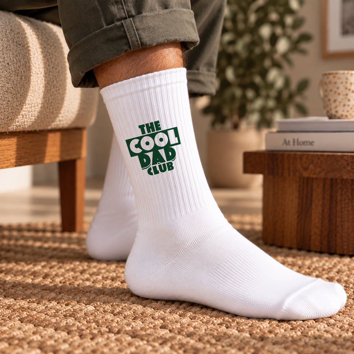 Herrensocken Weiße COOLE PAPA CLUB foto N° 2