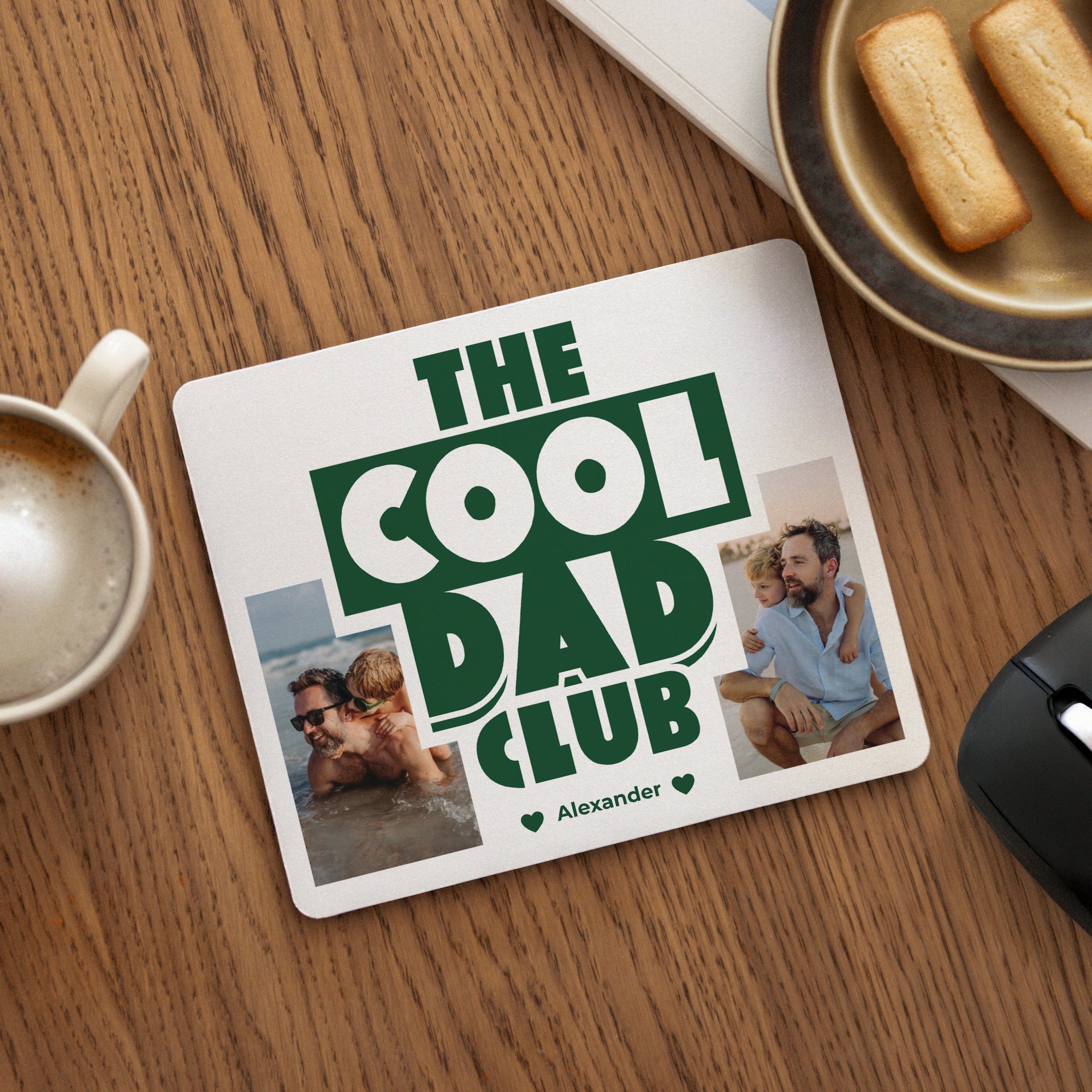 Mousepad Objekte Rechteck COOLE PAPA CLUB foto N° 1