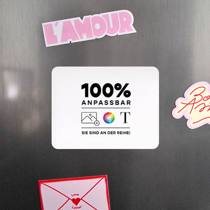 Dankeskarte Hochzeit Set von 8, magnetisch, Landschaft, rechteckige abgerundete Ecken Mach es selbst VI foto N° 4