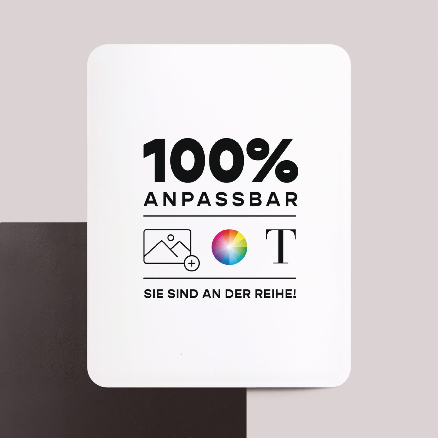 Hochzeitseinladung Set von 8, magnetisch, rechteckig mit abgerundeten Ecken Mach es selbst VI foto N° 1