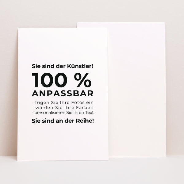 Hochzeitseinladung PortraitPorträt Mach es selbst VI foto