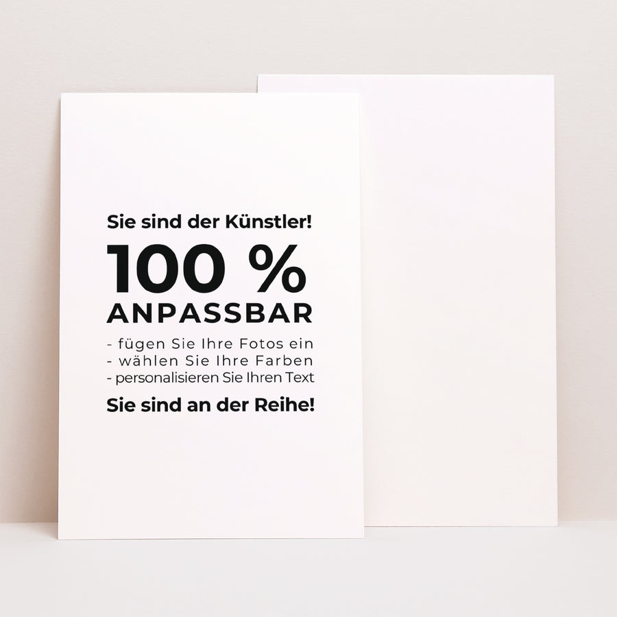 Hochzeitseinladung PortraitPorträt Mach es selbst VI foto