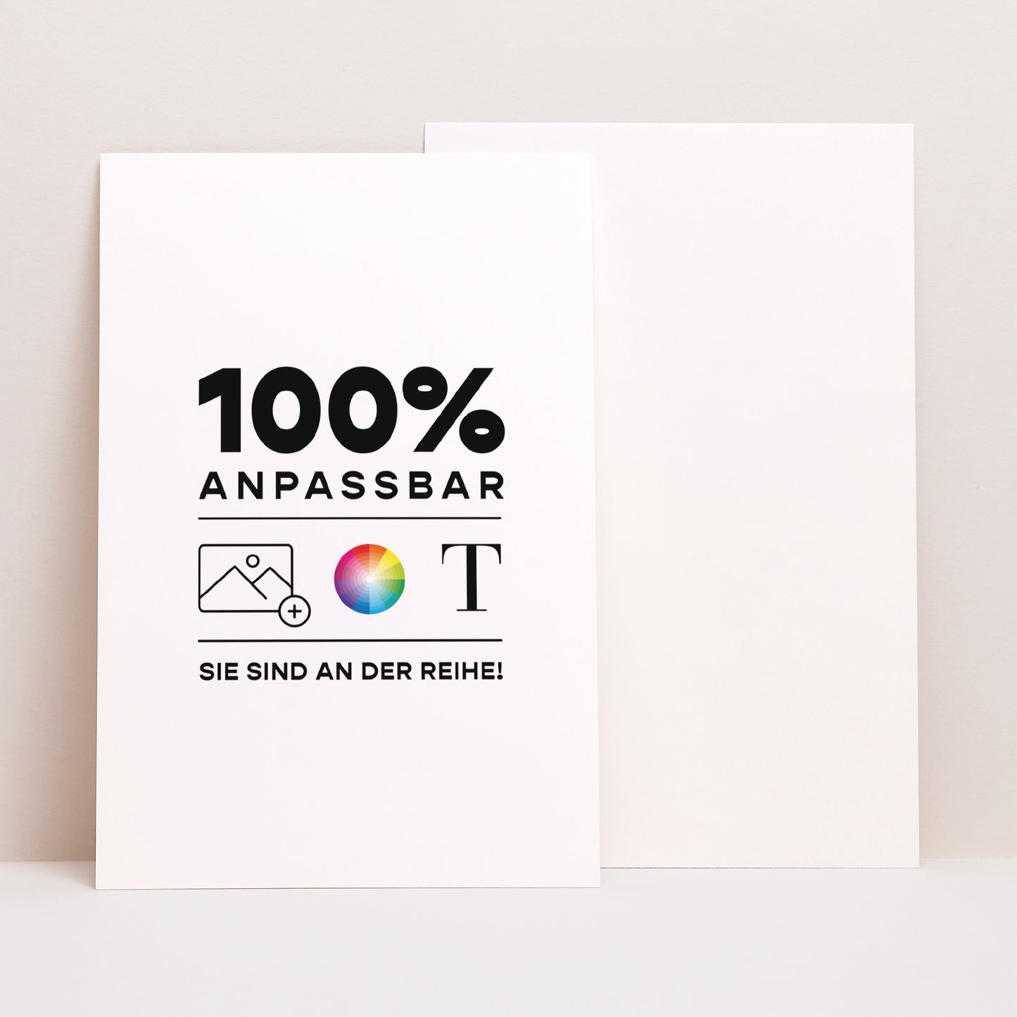 Menükarte Hochzeit PortraitPorträt Mach es selbst VI foto N° 1