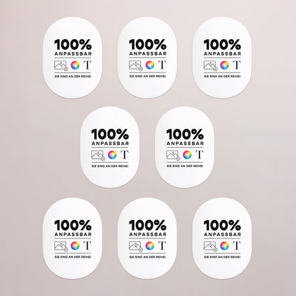 Hochzeitseinladung 8er-Pack, magnetisch, oval Mach es selbst VI foto N° 3