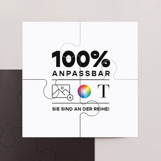 Hochzeitseinladung Magnetpuzzle 4 Teile Mach es selbst VI foto