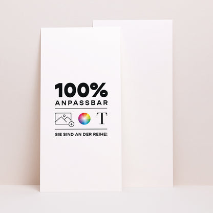 Menükarte Hochzeit Panoramatisches Porträt Mach es selbst VI foto N° 1